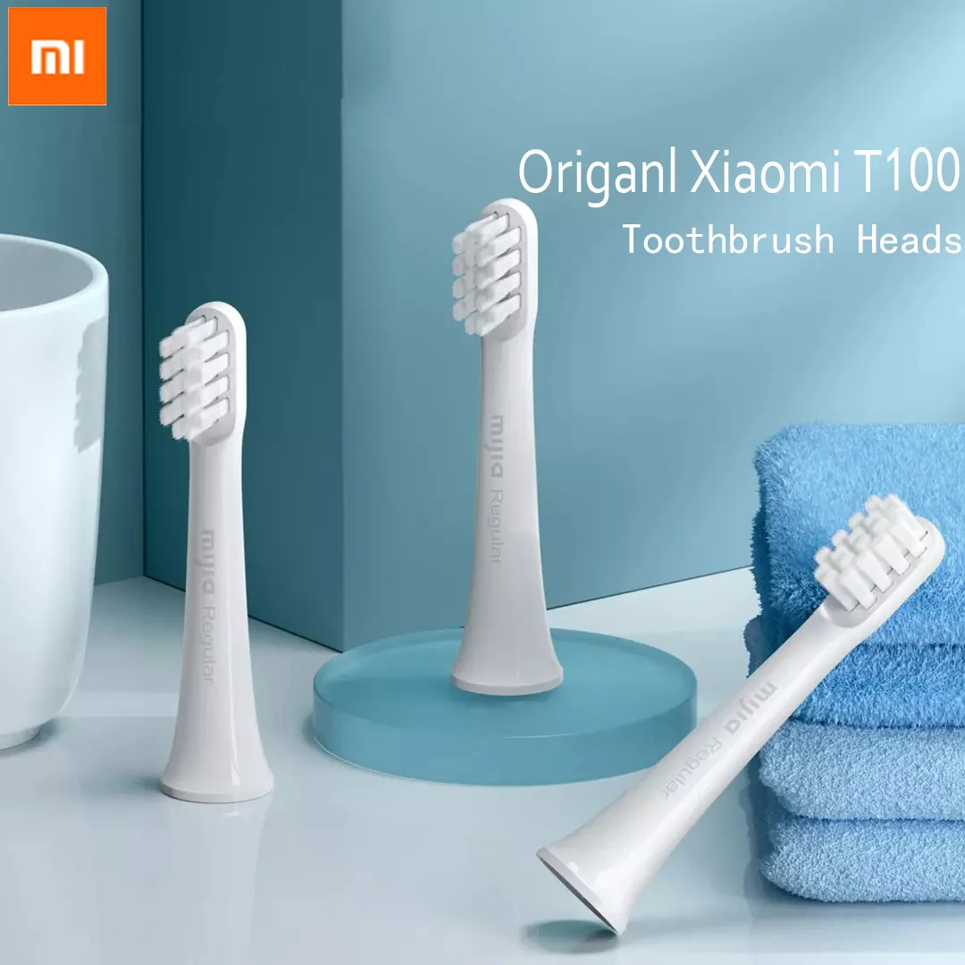 Xiaomi Original T100 Toothbrush Replacement Teeth Brush Heads Mijia T100 Electric Oral Deep Cleaning Clean Toothbrush Heads