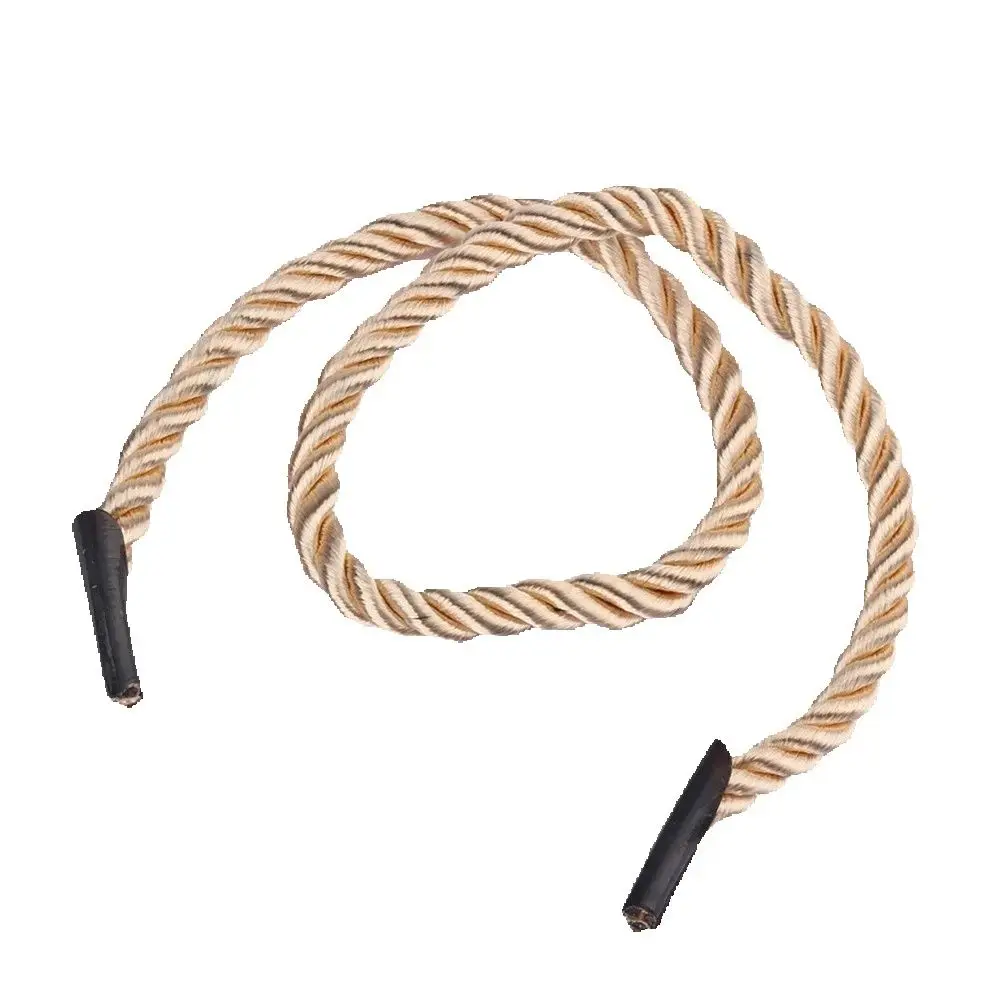 10pcs~100pcs Handbag Rope 38cm Long 5mm Thick 3 Strand for Gift Bag Box Hand Rope 21 Colors