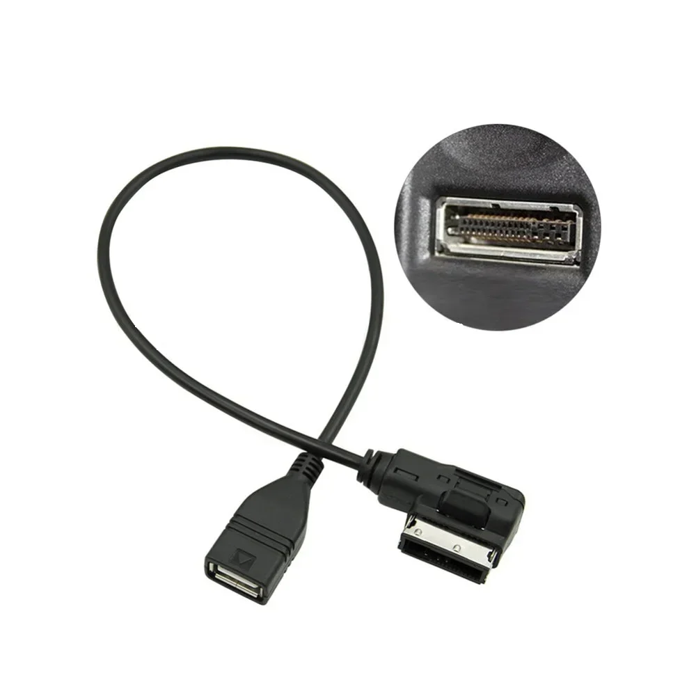 Fit for AUDI AMI MMI MDI To USB Female Audio Cables Data Sync Charging Adapter for A3 A4 A5 A6 A8 Q3 Q5 Q7