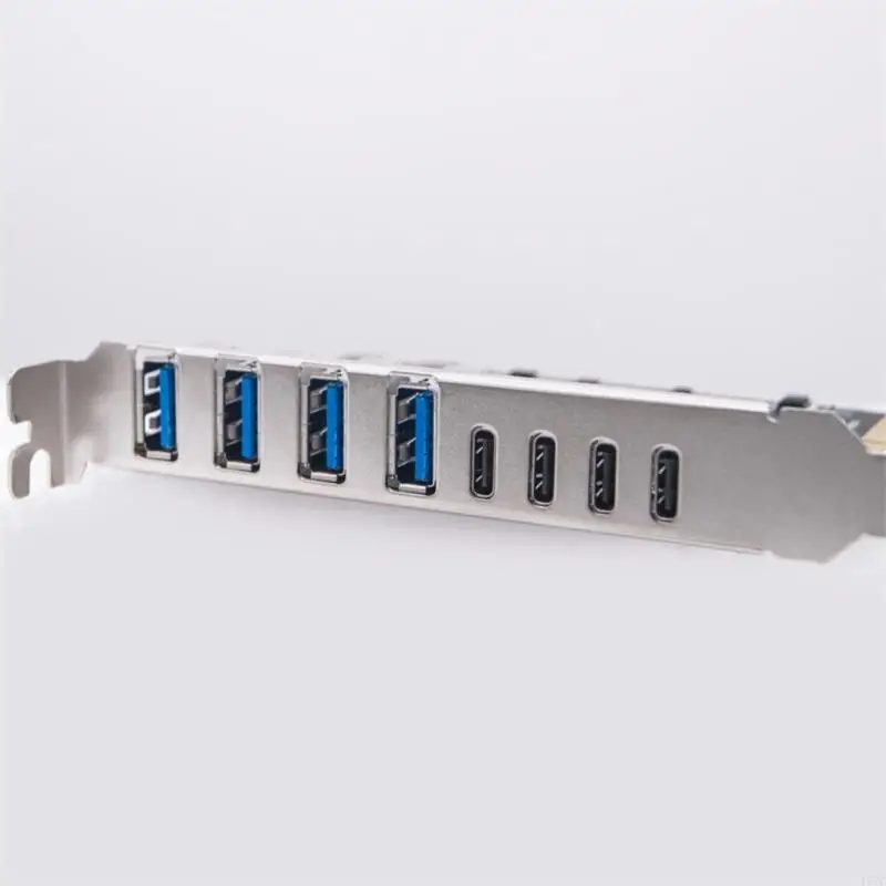 157C 8Port USB Adapter Card PCIE USB3.2 Card 10Gbps Per Port ASM3142+VL822+VL822