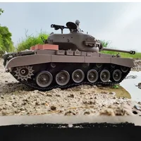 New Henglong  Remote Control Tank 3838-1 United States Pershing M26 Remote Control Electric Toy Simulation Tank Firing Smoke Toy 1