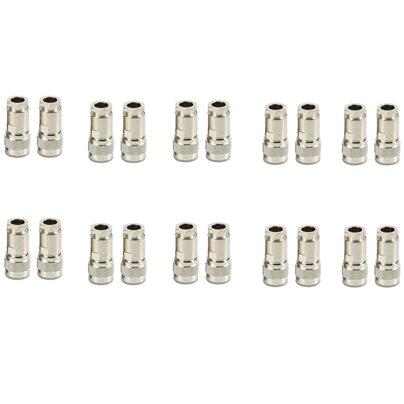 

20 Pcs N Type Male Clamp RG8 LMR400 RG165 RG213 7D-FB RF Coaxial Connector