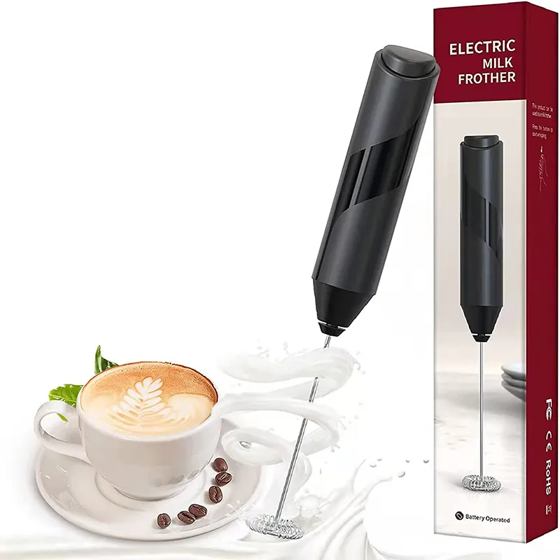 Electric Milk Foamer Coffee Maker Hand Mixer Cappuccino Foam Blender Egg  Beater with Stand Kitchen Milk Coffee Stirring Tools - AliExpress
