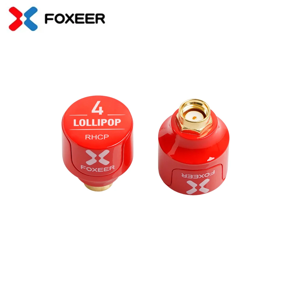 2 шт. Foxeer Lollipop 4 Stubby 5,8G 2,6Dbi Omni FPV антенна LHCP RHCP SMA RP-SMA для RC FPV монитора для фристайла очки DIY Запчасти