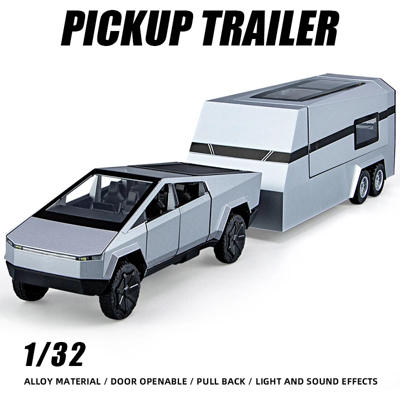 1:32 Tsl Pickup Trailer Lega Touring Car Model Hot Wheels Veloce E Furious One Piece Diecast Metal Toy Vehicles Regali Per Bambino