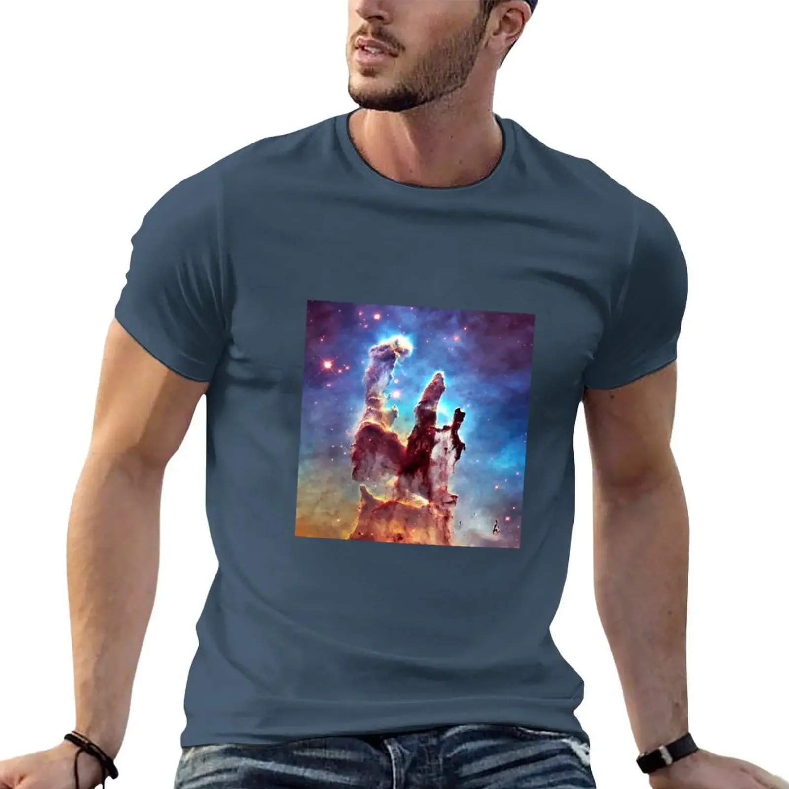 

Pillars of Creation T-Shirt Aesthetic clothing animal prinfor boys plain men clothes