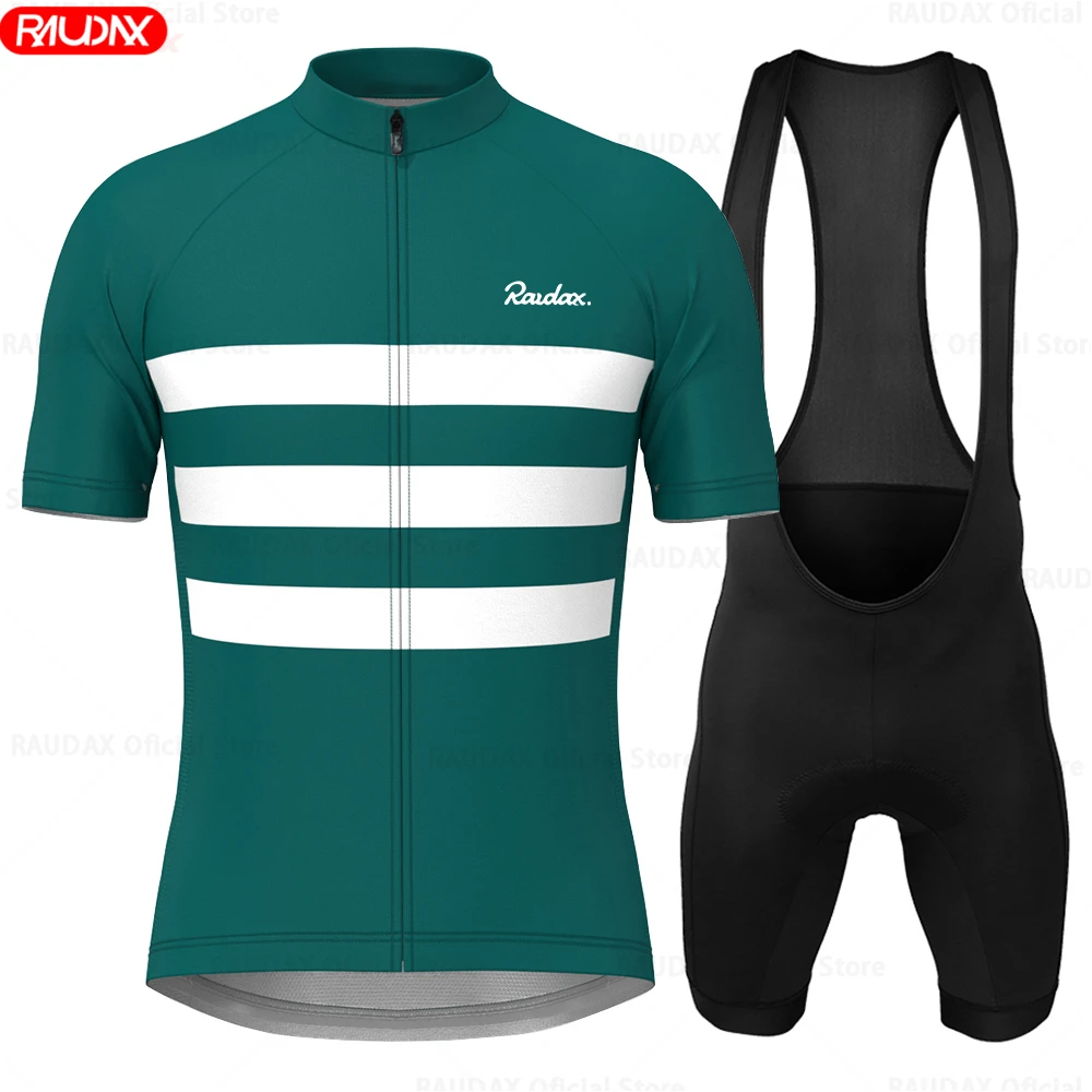 RAUDAX Cycling Jersey Set 2025 Summer Short Sleeves Quick-dry Men's Cycling Clothing MTB Bike Wear Roupa De Ciclismo Masculino 3