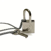 NANA Necklace Honjo Ren Oosaki Nana lover's KEY Lock Metal Pendant Cosplay Costume Gift 1
