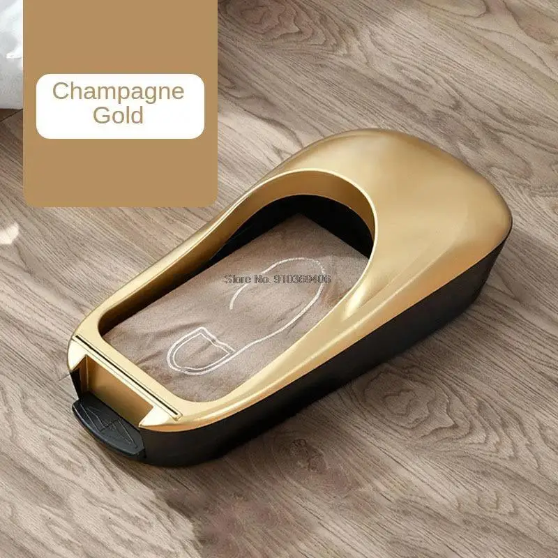 Automatic Shoes Cover Machine with Film, Disposable Shoe Cover, Membrane Dispenser, Household Stepping Booties Maker