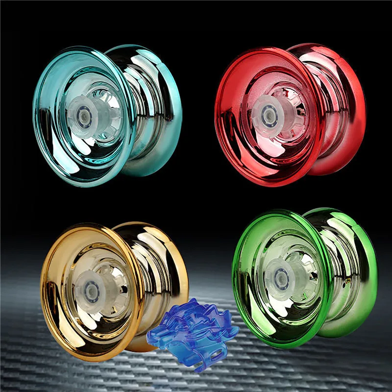 Yoyo Alloy Metal Flashing Children's Toys Outdoor Accessories for Kids and Beginners yoyo ball