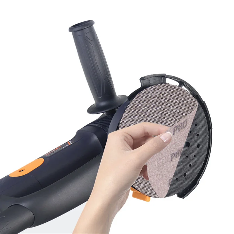 7304 500W Electric Eccentric Sander 6 Gears Speed Adjustment 6 Inch 150mm Wood Sanding Processing Car Polishing Machine 4