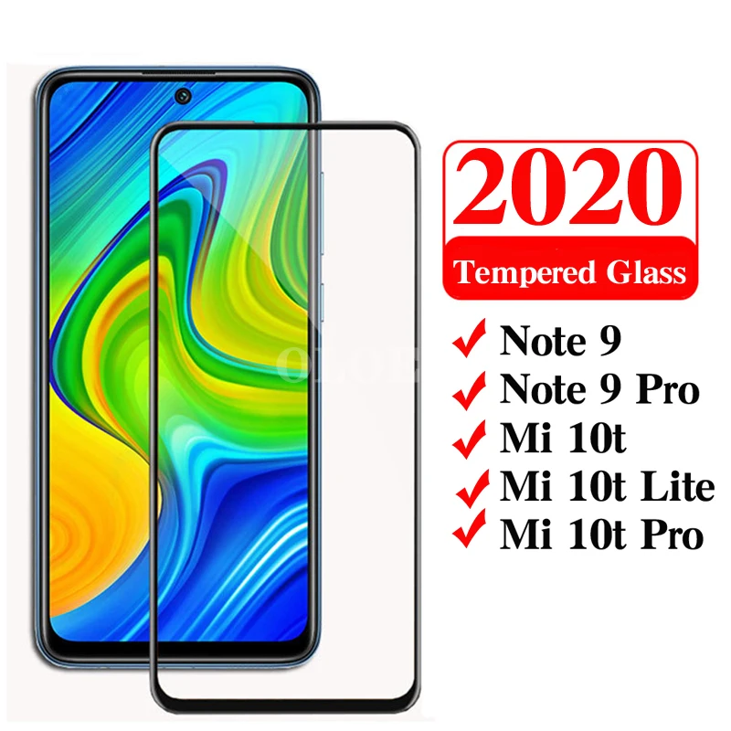 

Smartphones Protective Glass on redmi note 9 pro accessories mobile phones 9pro for Xiaomi mi10t Pro Mi 10t Lite 5G Xiamoi Film