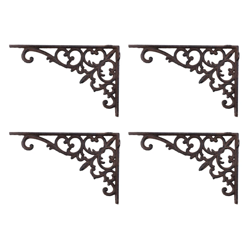 

4X Cast Iron Plant Hanger Flower Basket Hook For Indoor Outdoor Bird Feeder Lantern Planters Pots Wind Chimes