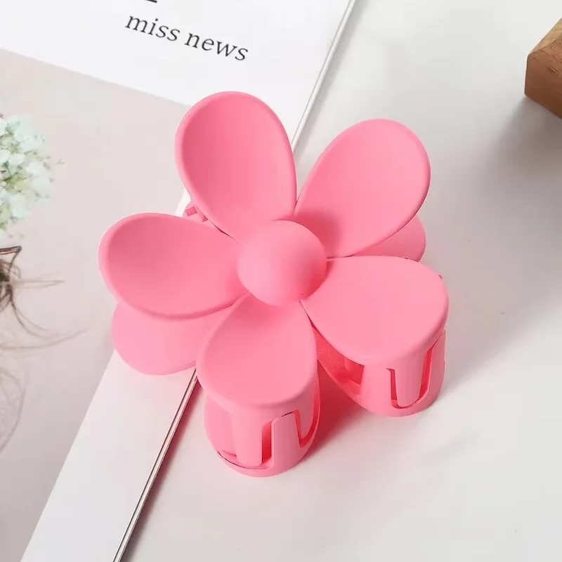 Große Blumen-Klauenklammern für Frauen, dickes Haar, Mädchen, Dasiy, starker Halt, matte Haarklammern, Kopfbedeckung, Haarspange, Haar-Accessoires – Detail 16