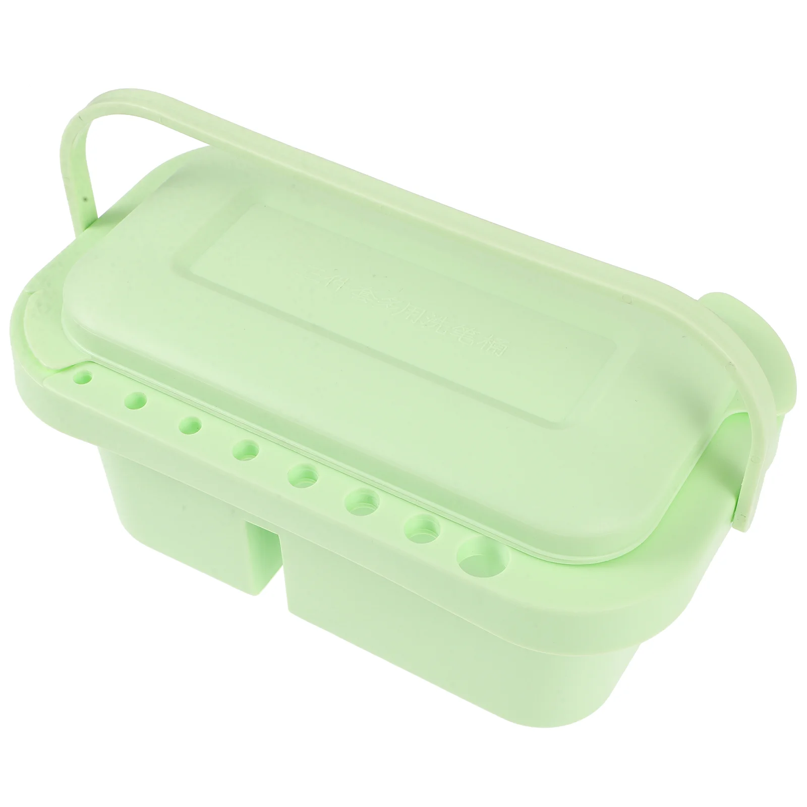 

Oil Painting Brush Bucket Brushes Buckets Washer Watercolor Stand Plastic Supplies for Artists Daily Use Compact Cleaner