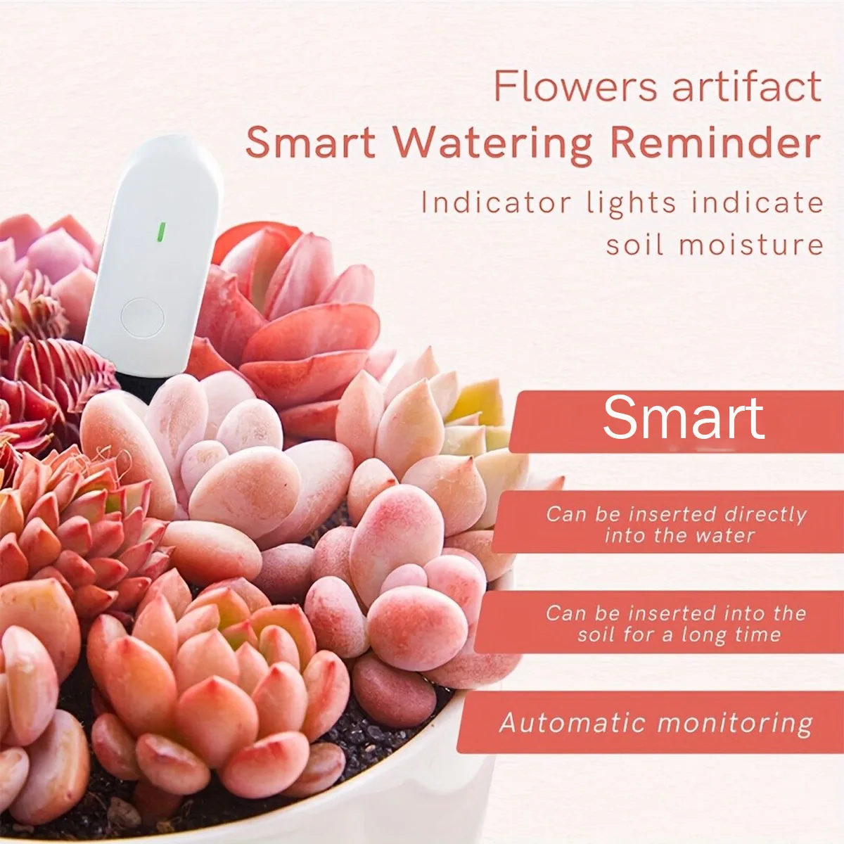 Intelligent Soil Moisture Tester Humidity Meter Farm Lawn Plants Flower Soil Monitor Hygrometer Convenient Gardening Tool