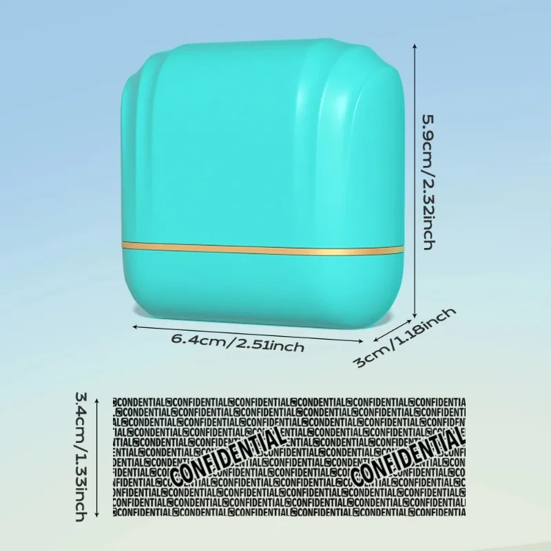 Large Size Identity Privacy Roll Printing Is Designed To Prevent Confidential Addresses and Protect Privacy for Convenience Tape