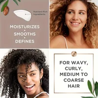 GZE CREAM DÉFINING CURL avec huile d'argan pour cheveux ondulés et bouclés, hydratant et revitalisant en profondeur pour briller et rebond 4