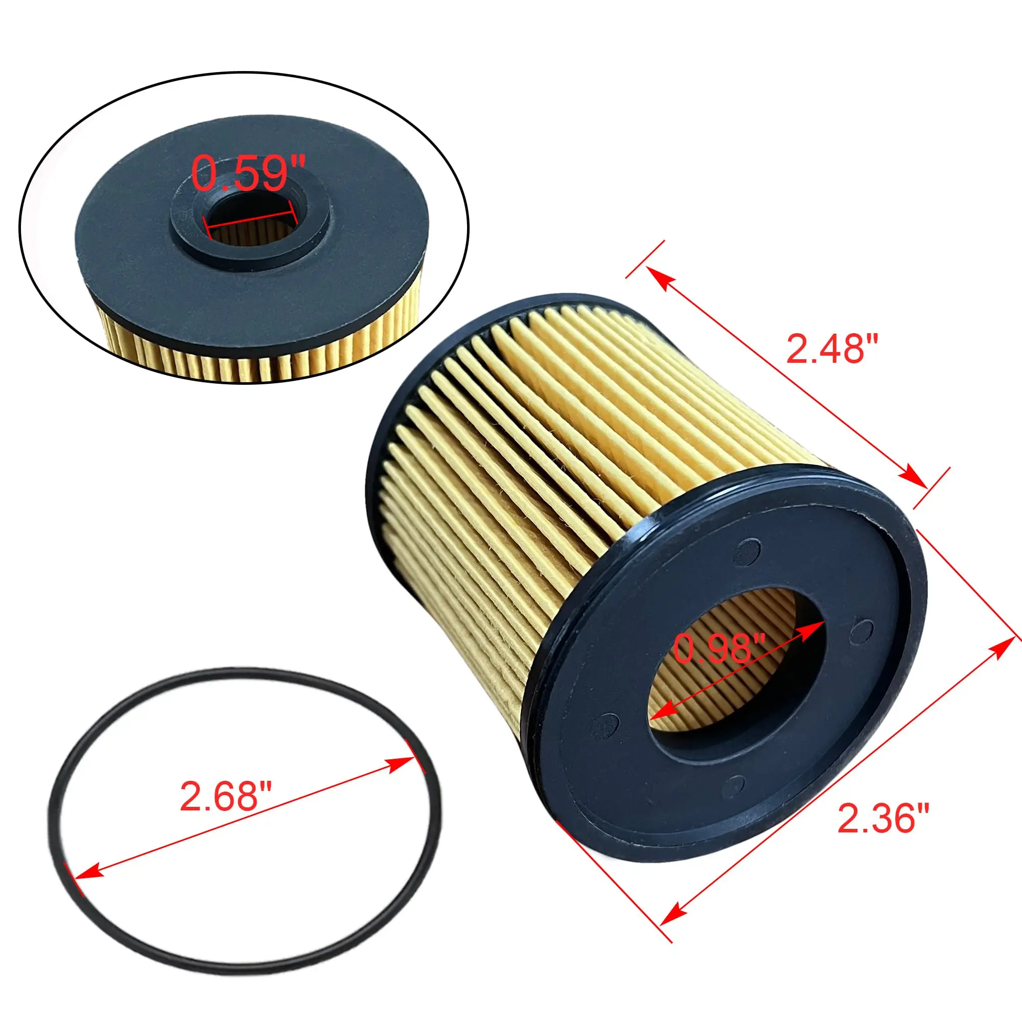 Fuel Water Separator R12H (R12T Upgrade) Marine Replaces S3240 120AT NPT ZG1/4-19 Spin-on Filter Includes 2 Fittings 2 Plugs