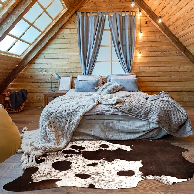Noahas Alfombra blanca de piel sintética, alfombras esponjosas de lujo para  dormitorio, alfombras lavables de 2 x 3 pies, alfombra de piel de oveja