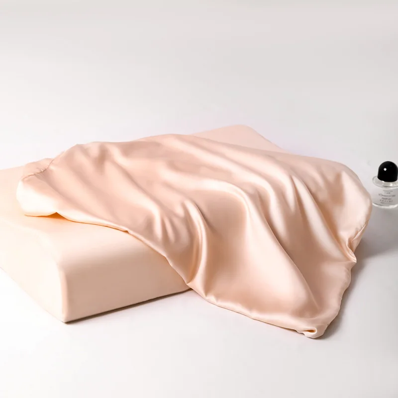 3A Grade Natural Mulberry Silk Latex Pillowcase Superior Quality Protect Hair Pillow Case Solid Color Bedding Pillowcover 2