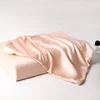 3A Grade Natural Mulberry Silk Latex Pillowcase Superior Quality Protect Hair Pillow Case Solid Color Bedding Pillowcover 2