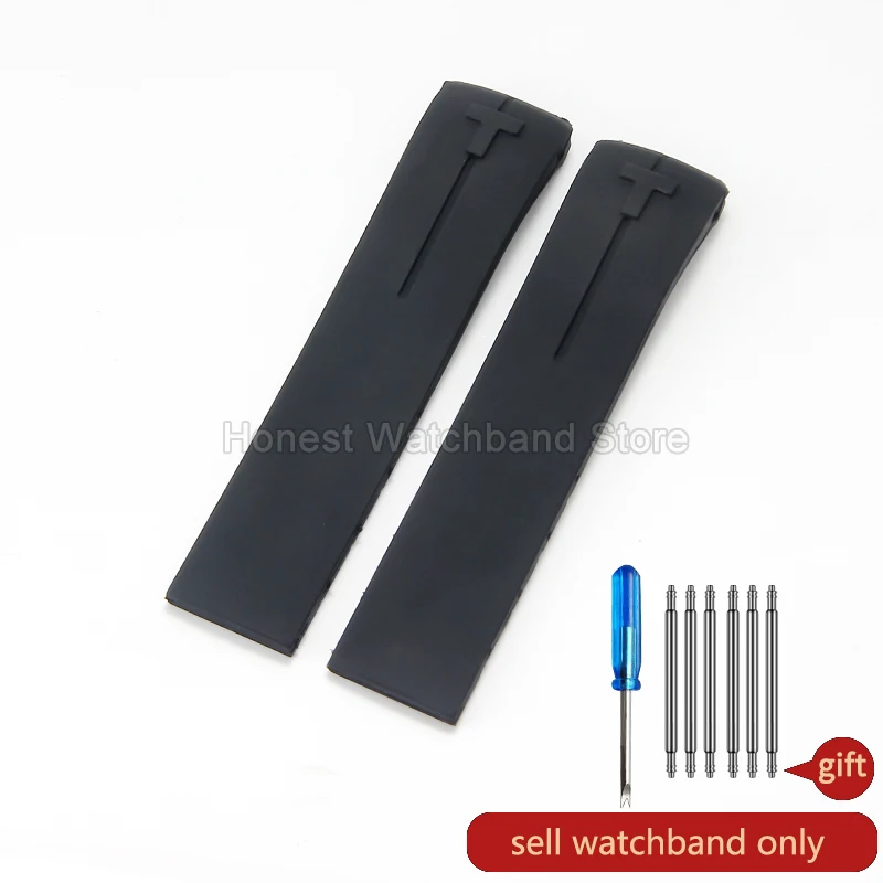 Premium Quality Waterproof Silicone Watch Strap - Orange Red Blue