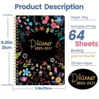 2025-2027 Monthly Planner/Calendar 2025-2027 Monthly Planner, January 2025-2027, 3-year Monthly Planner For Back To School 2