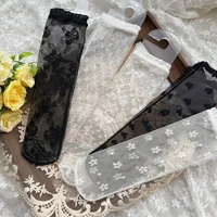 Summer Kids Girl Sock Retro Lace Ruffle Hollow Lovely Calf Sock for Children Girl Thin Breathable Frilly Princess Sock Kid Stuff 2