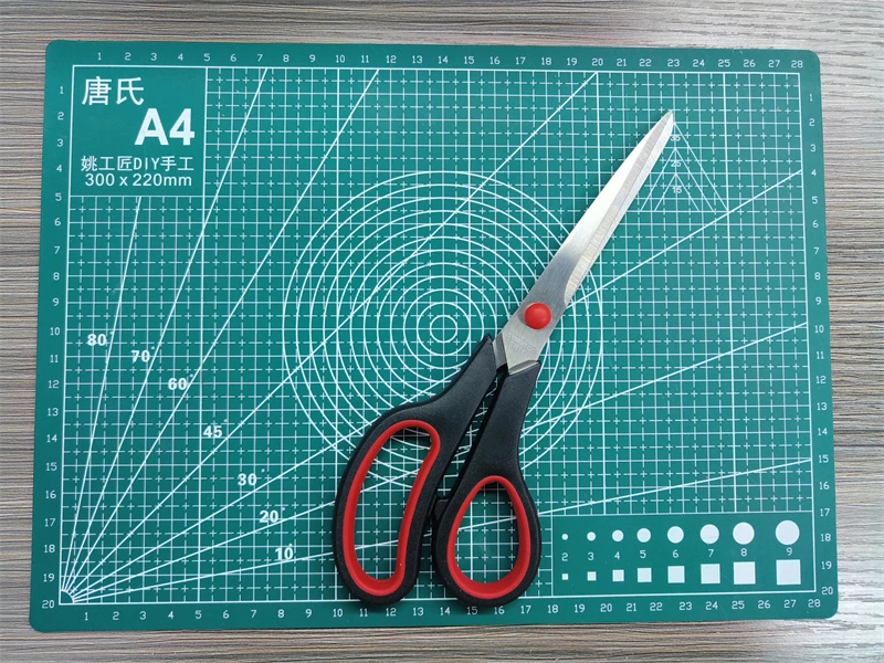 Professionelle Tischtennisschere mit verformbaren Griffen, scharfe Schere zum Schneiden von Tischtennis-Gummiblättern, DIY-Werkzeuge – Detail 5