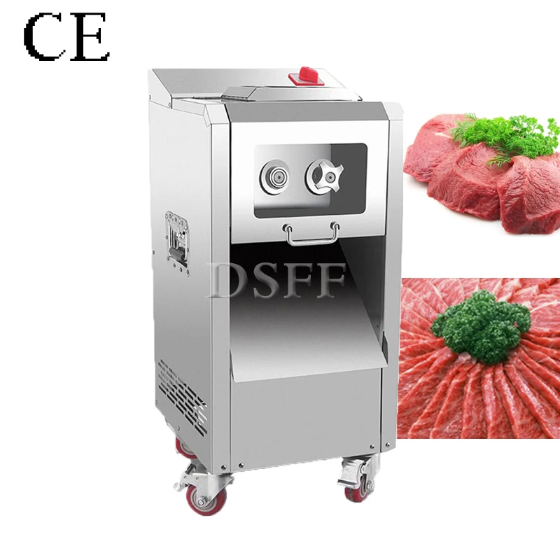 High Quality Fully Automatic Meat Cutter, Chicken Breast Slicer, Mushroom Slice, Kelp, Carrot, And Vegetable Shredder