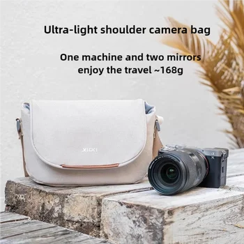 Borsa per Fotocamera Canon R50; Fujifilm XM5; XT50; Sony ZVE10; Nikon Z30; Polaroid Instant; Borsa Fotografica Portatile per Fotocamere Mirrorless