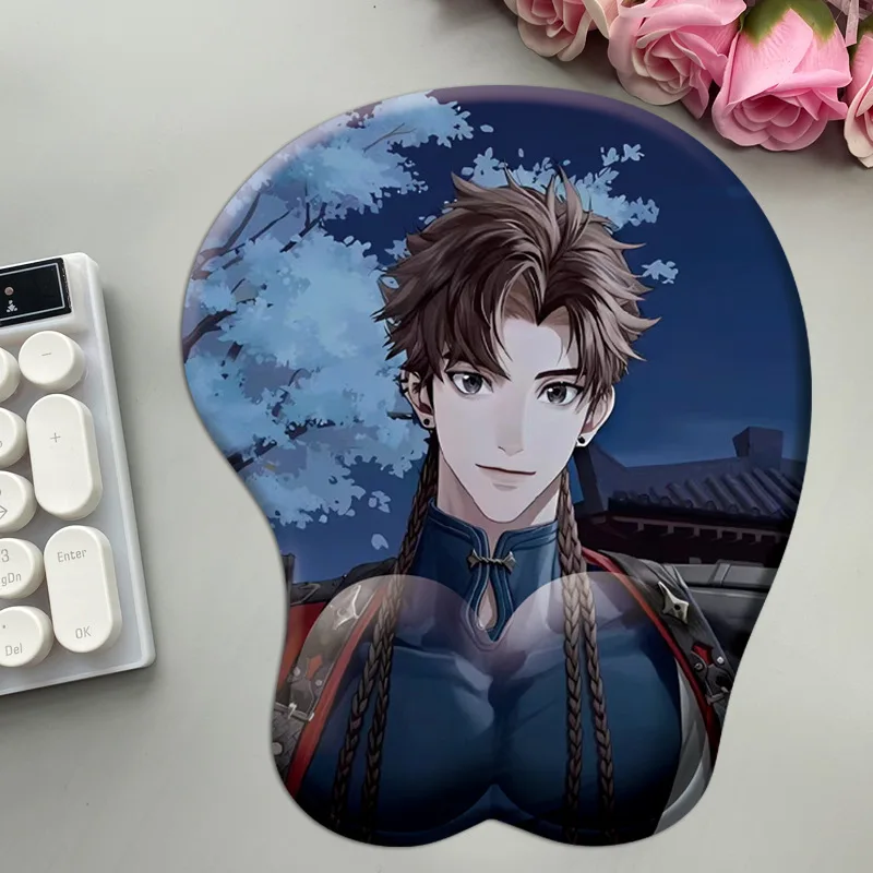 GamingMousepadManAnime3DMouseMatwithWristRestSupportSoft