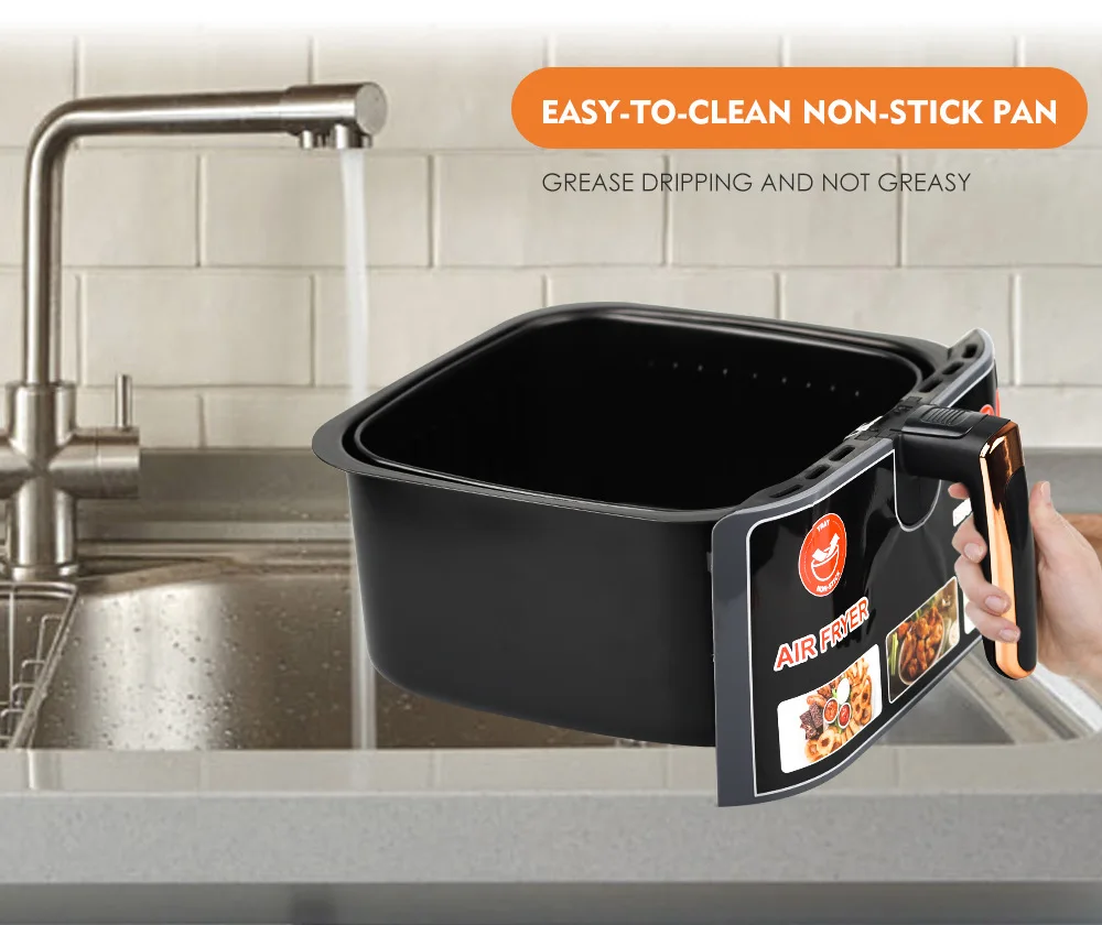 Raf Air Fryer 8 Liter Multi-Functional Intelligent 1700W Automatic Fryer