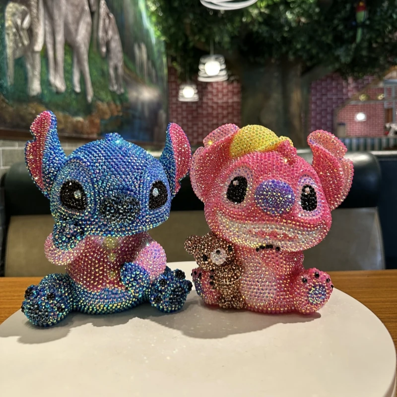 

Картина «сделай сам» Disney, копилка со стразами, полная вышивка, настольное украшение для домашнего декора, искусство, подарок для детей