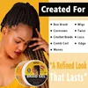 GOIPLE Natural High Shine Residue Free Braid Gel for Locks and Twist Cornrows Smooth Styling Cream Clips Comb Modeling Products 3