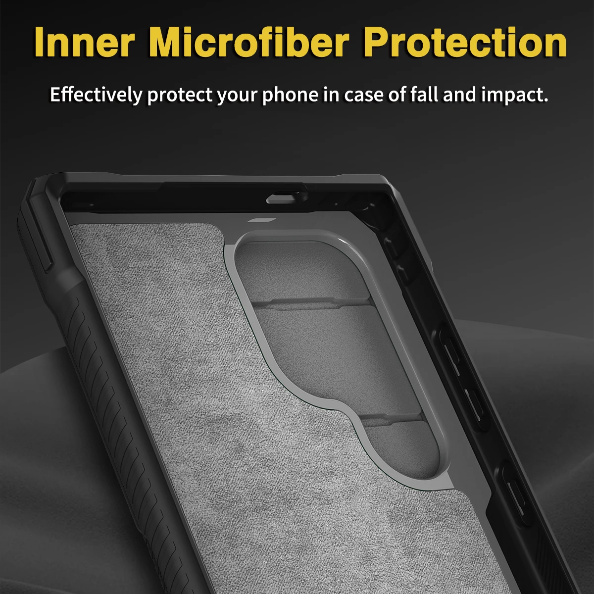 For Samsung Galaxy S24 Ultra Case Luxury Matte Card Pocket Push Window Kickstand Shockproof Protection Hard Cover Accessories