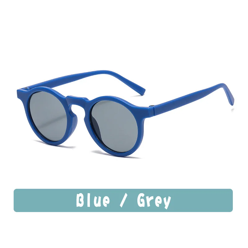 New Fashion Children Glasses Vintage Round Outdoor Sun Protection Baby Girls Acrylic UV400 Sunglasses Kids Eyeglasses_voghion.com