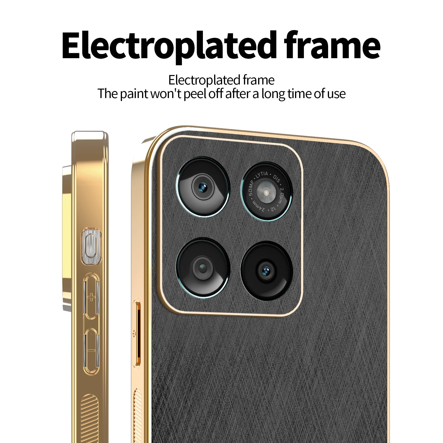 Vegan Leather Ultra-Thin Anti-Drop Case - Skin-Friendly Air Pro Cover