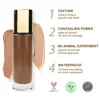Round Bottle 12 Color Matte Moisture Waterproof All Kinds Skin Private Label Liquid Foundation Custom Base Make Up Bulk Makeup 6