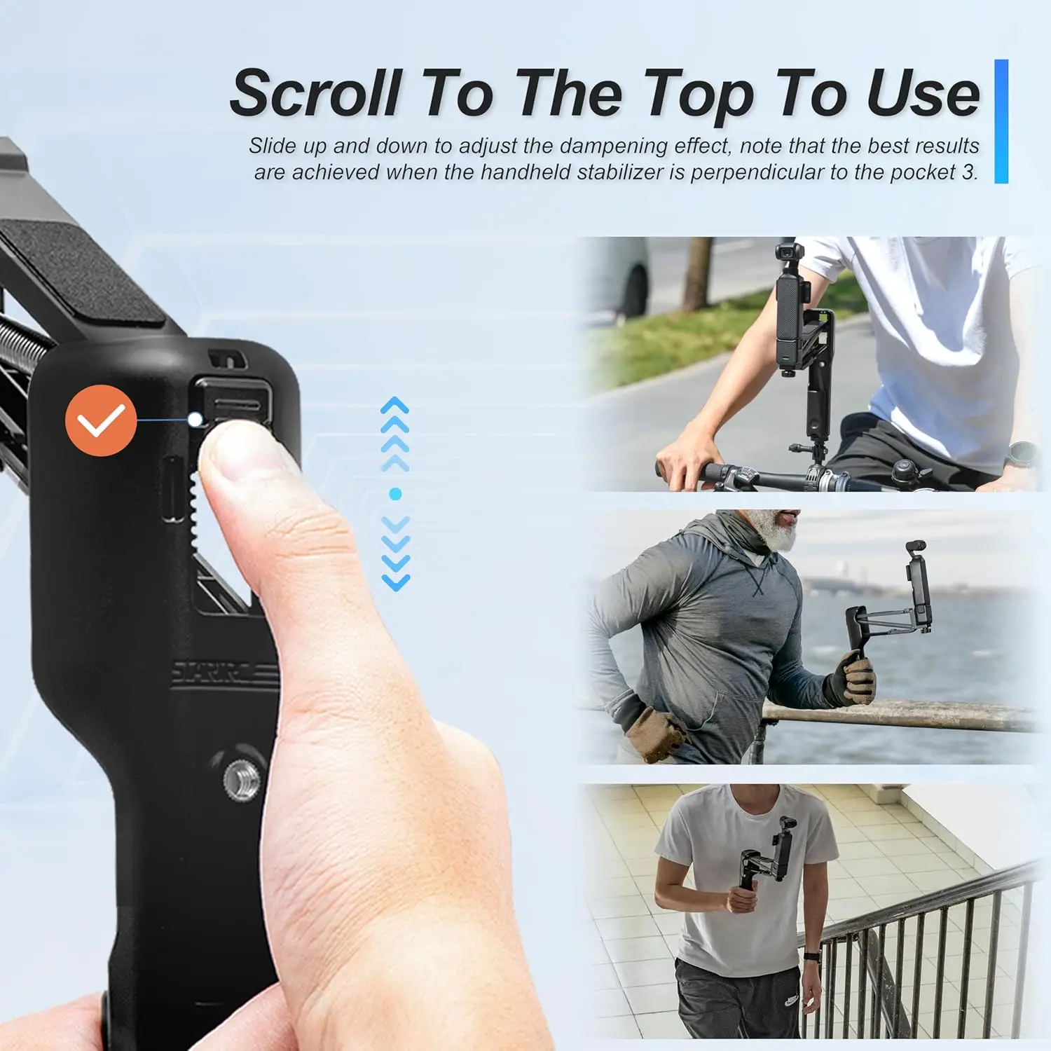 Supporto Ammortizzatore Per DJI Osmo Pocket 3 – Braccio A Z Con Assorbitore, Nuovo