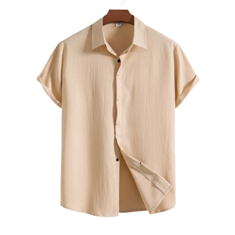 Shirt Men's Clothing Free Shipping Fashion Shirts and Blouses Man T-shirt Social T-shirts Luxury Hawaiian Cotton High Quality