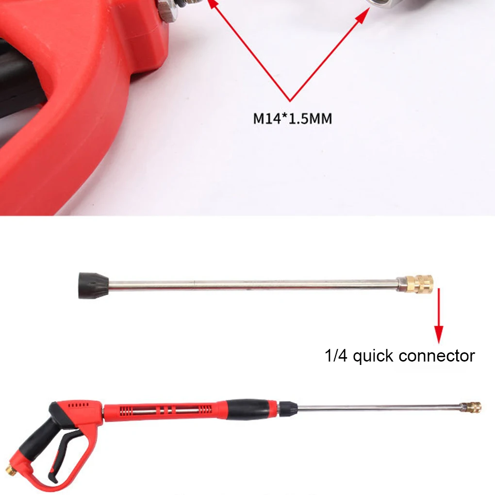 Pure copper high-pressure water gun for car washing, water gun cleaning machine, movable quick insertion cleaning gun