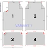 Set of Bohemian Style Floor Mat Universal Size Car Foot Mat American Retro Rugs for Bedroom Home Anti-slip Soft Rug 3