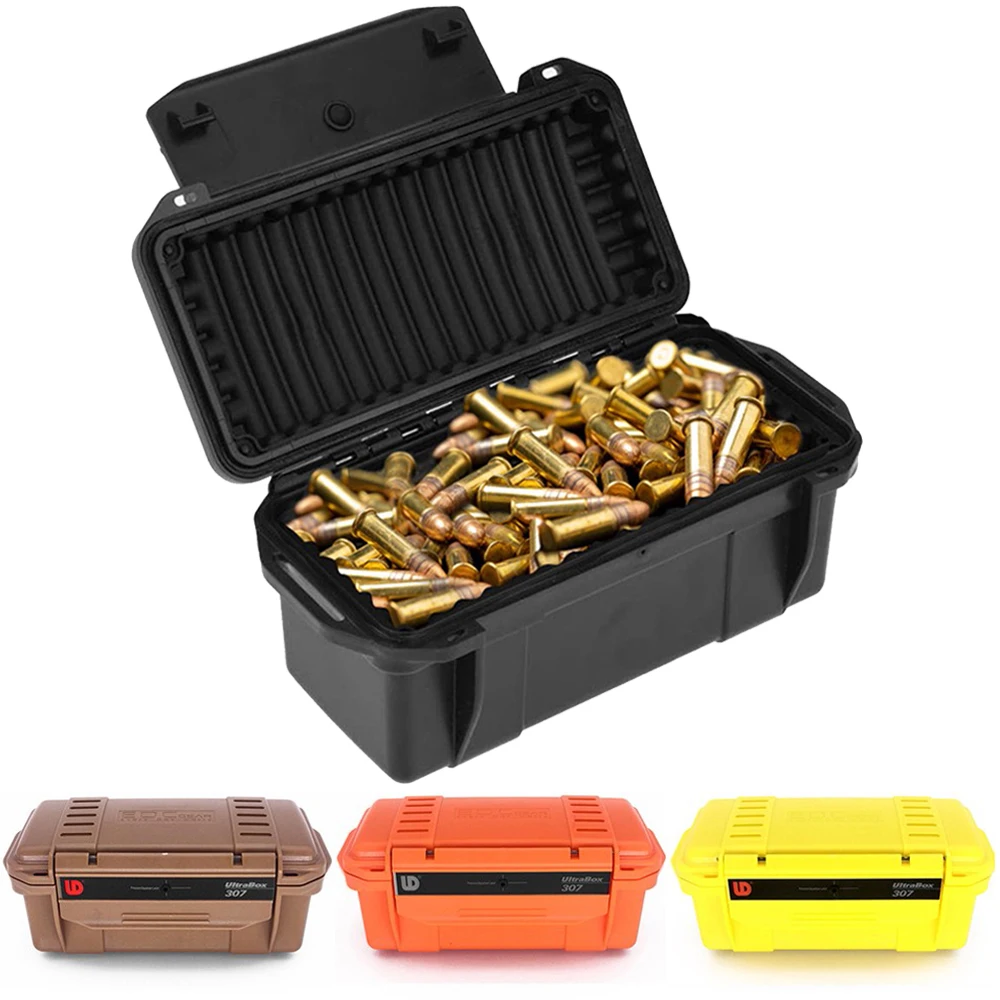 Abs Ammo Box Tactical Military Bullet Storage Safe Pouch Ammo Can Outdoor  Lightweight Ammo Accessory Crate Waterproof Shockproof - Hidden Safes -  AliExpress