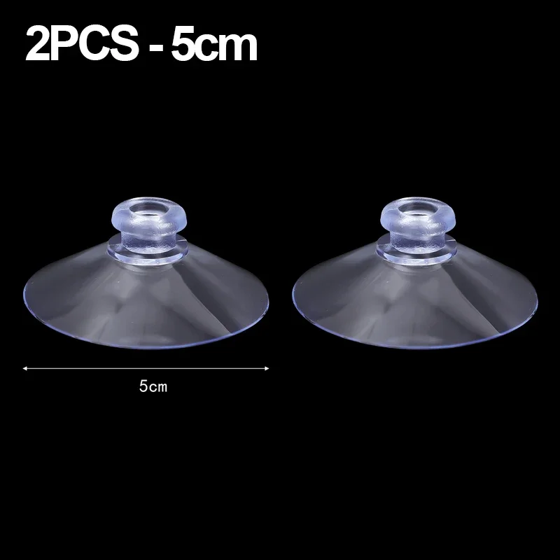Clear PVC Suction Cup Wall Hooks for Kitchen, Bathroom, and Window Decorations