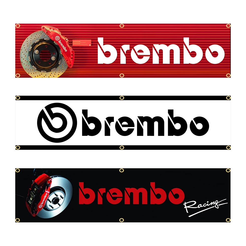 60 X240Cm Brempos Racing Car Banner Flag Poliestere Stampato Garage O Arazzo Decorazione Esterna
