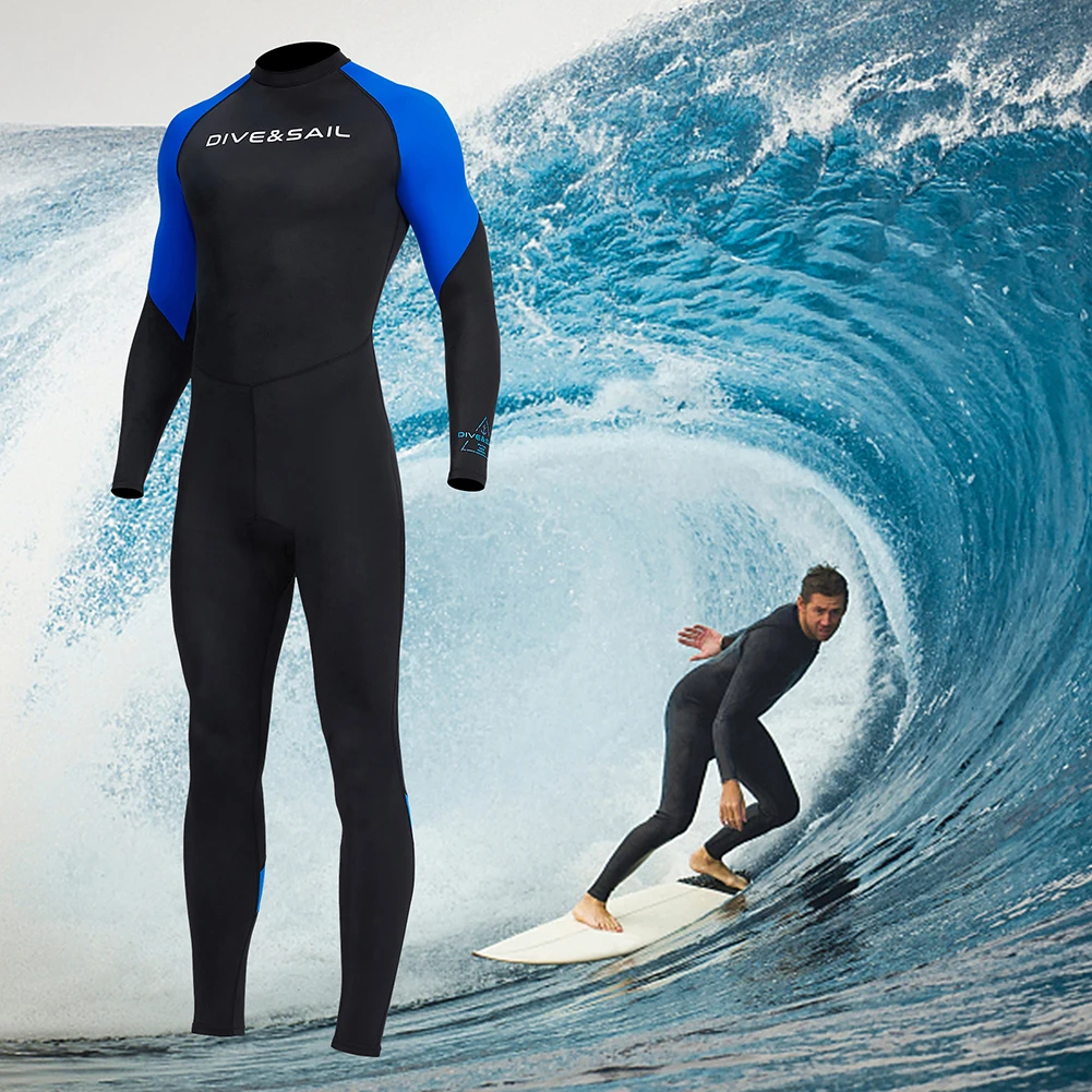 Men Diving Protection Swimsuit Cold Proof Sunscreen Snorkeling Surfing Warm with Zipper Anti-scratch Outdoor Accessories