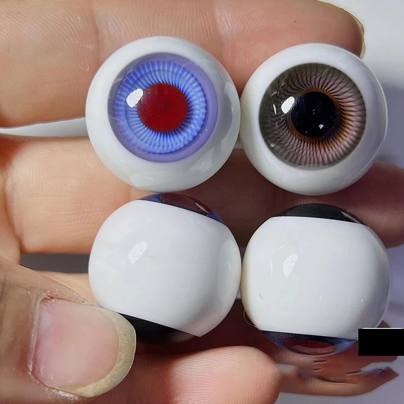 BJD Doll Eyes 24mm Eyeball Movable Glass Eyeballs Double sided eyeballs