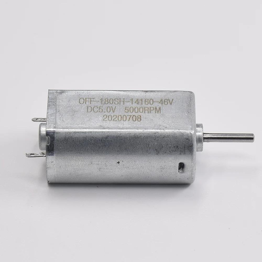 Флуоресцентная деталь, 5,0 В постоянного тока, 5000 об/мин, мини-двигатель 180, игрушка «сделай сам», бытовая техника